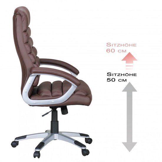 Gate39 - Valencia Bureaustoel - Bruin