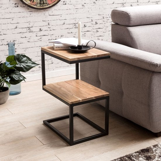 Sky Style Akola Bijzettafel S-vorm Acacia