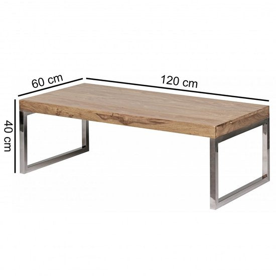 Gate39 - Guna 120 x 60 Salontafel - Lichtbruin