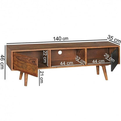 Gate39 - Repa Tv-meubel 3 vakken - Zwart