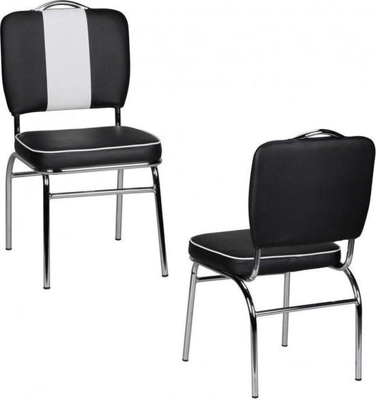 Gate39 - American Diner Eetkamerstoel - Zwart