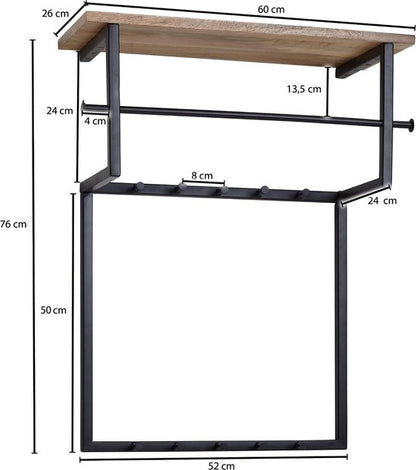 Sky Style Baran Kapstok 76 cm