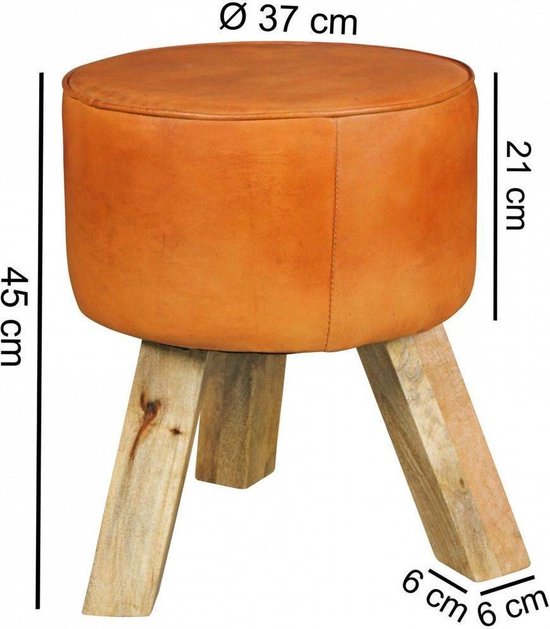 Sky Style Madras Hocker