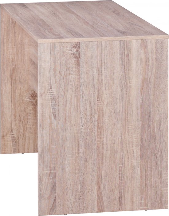bureau 120 cm Ontwerp kantoor tafel Sonoma eiken moderne jeugd desk 3 laden en opslagruimte te besparen