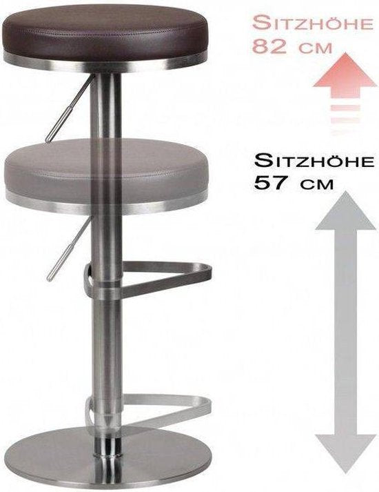 Sky Style Gable Barkruk Bruin