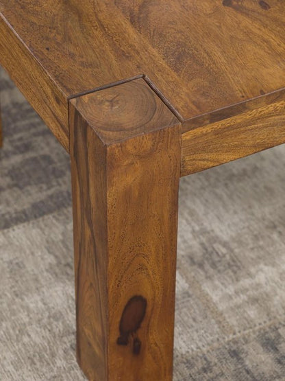 coffee table MUMBAI solid wood sheesham 60 cm wide coffee table design dark brown country house style side table