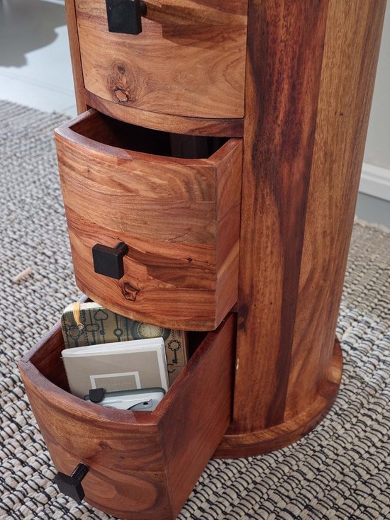 Sky Style - Talia Ronde Ladekast 85 cm - Bijzetkast