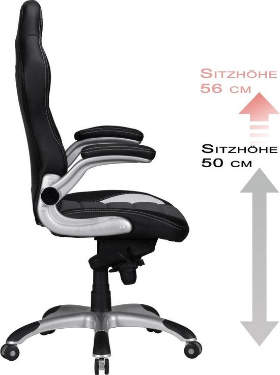 Gate39 - Racing Bureaustoel - Zwart