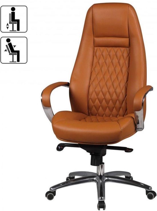 Gate39 - Austin Bureaustoel - Cognac