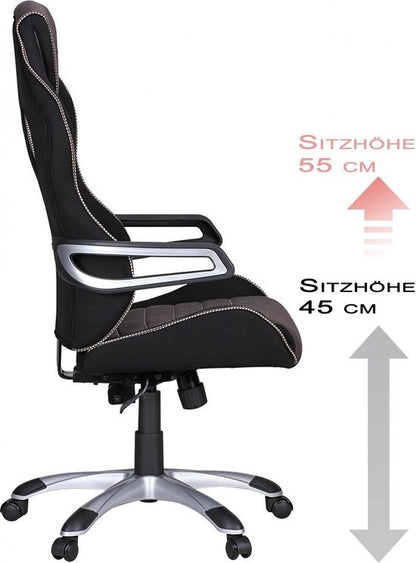 Gate39 - Valentino Bureaustoel - Grijs