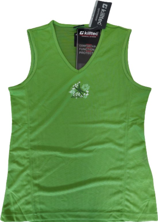 Killtec Siri Tanktop- Ademende stof- Hogekwaliteit stof-  Sportshirt- Hardloopshirt -