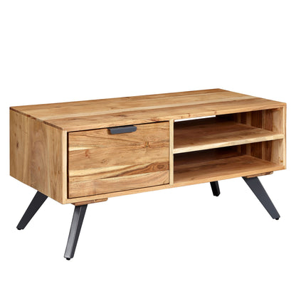 Salontafel 95x45x45 cm acacia salontafel massief hout