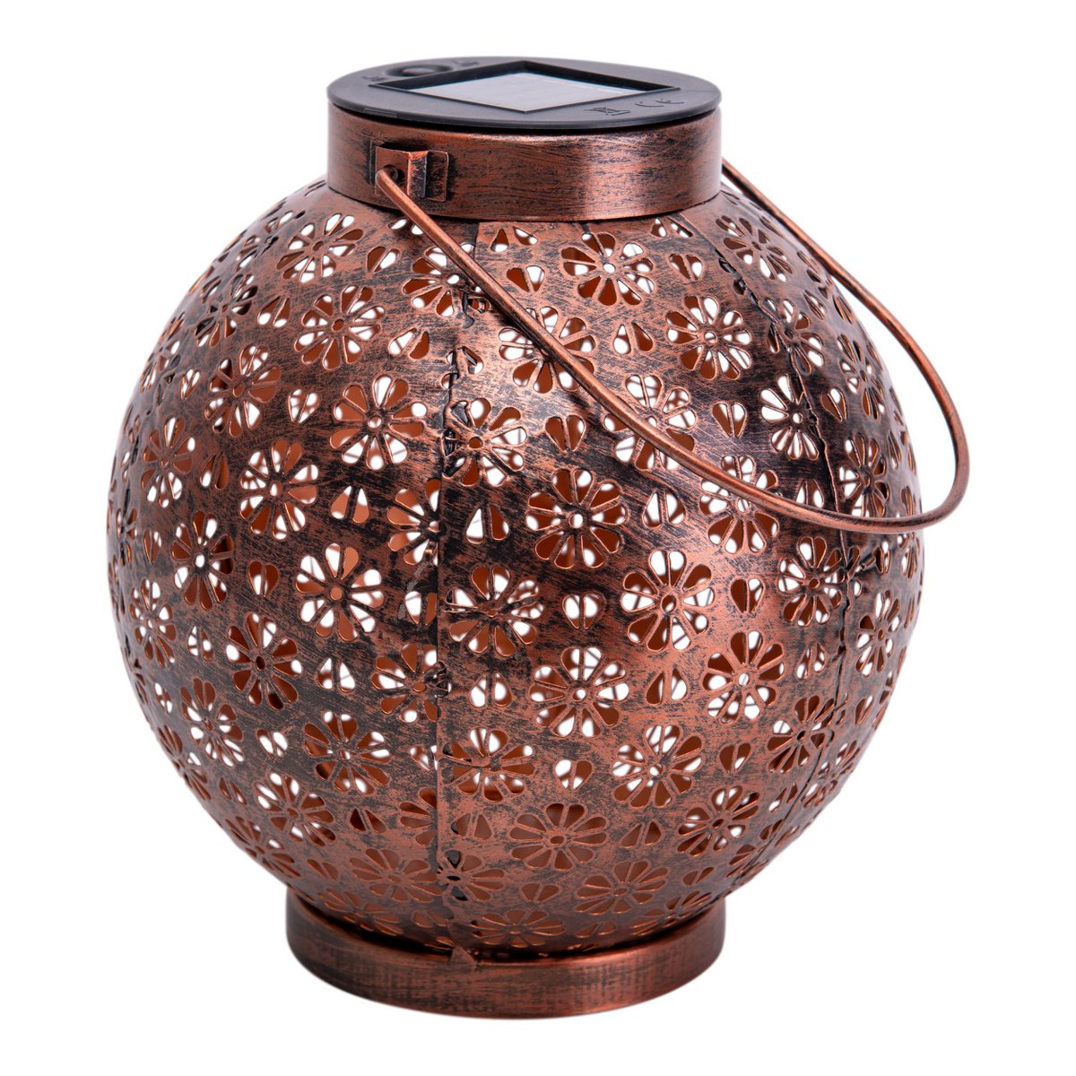 LED Decoratieve zonnelamp L/B: 18 cm brons