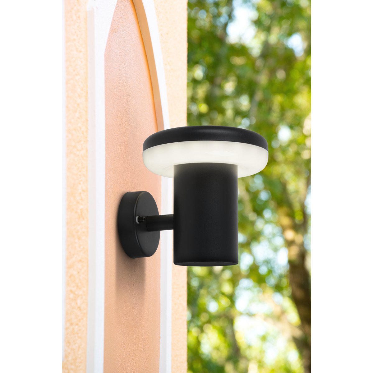 LED buiten wandlamp "paddestoel"