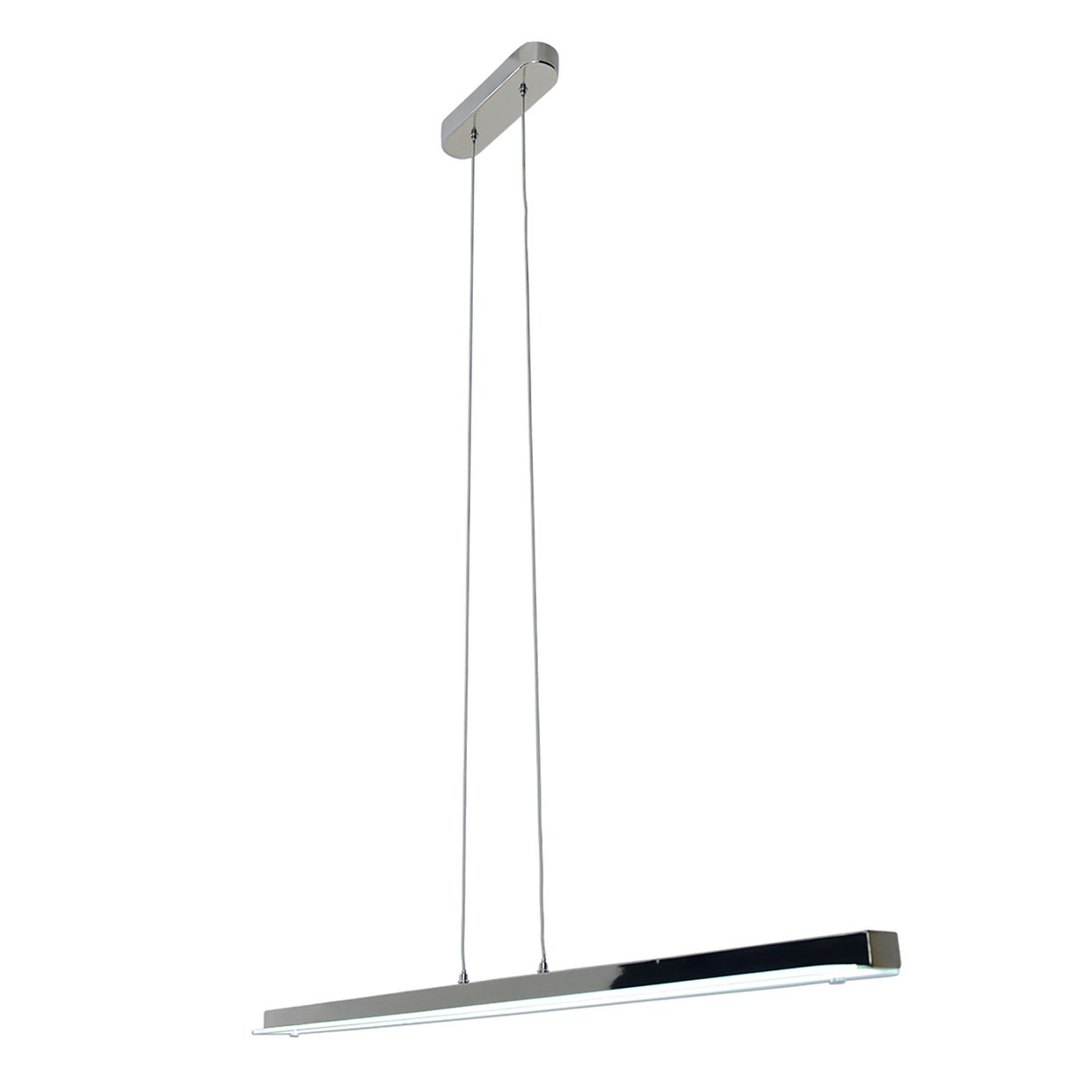 LED hanglamp "balk" in totaal 18W, 100 cm lang, met stevig ingebouwde LED's, dimbaar, kleurtemperatuur verstelbaar, voor eetkamer en kantoor