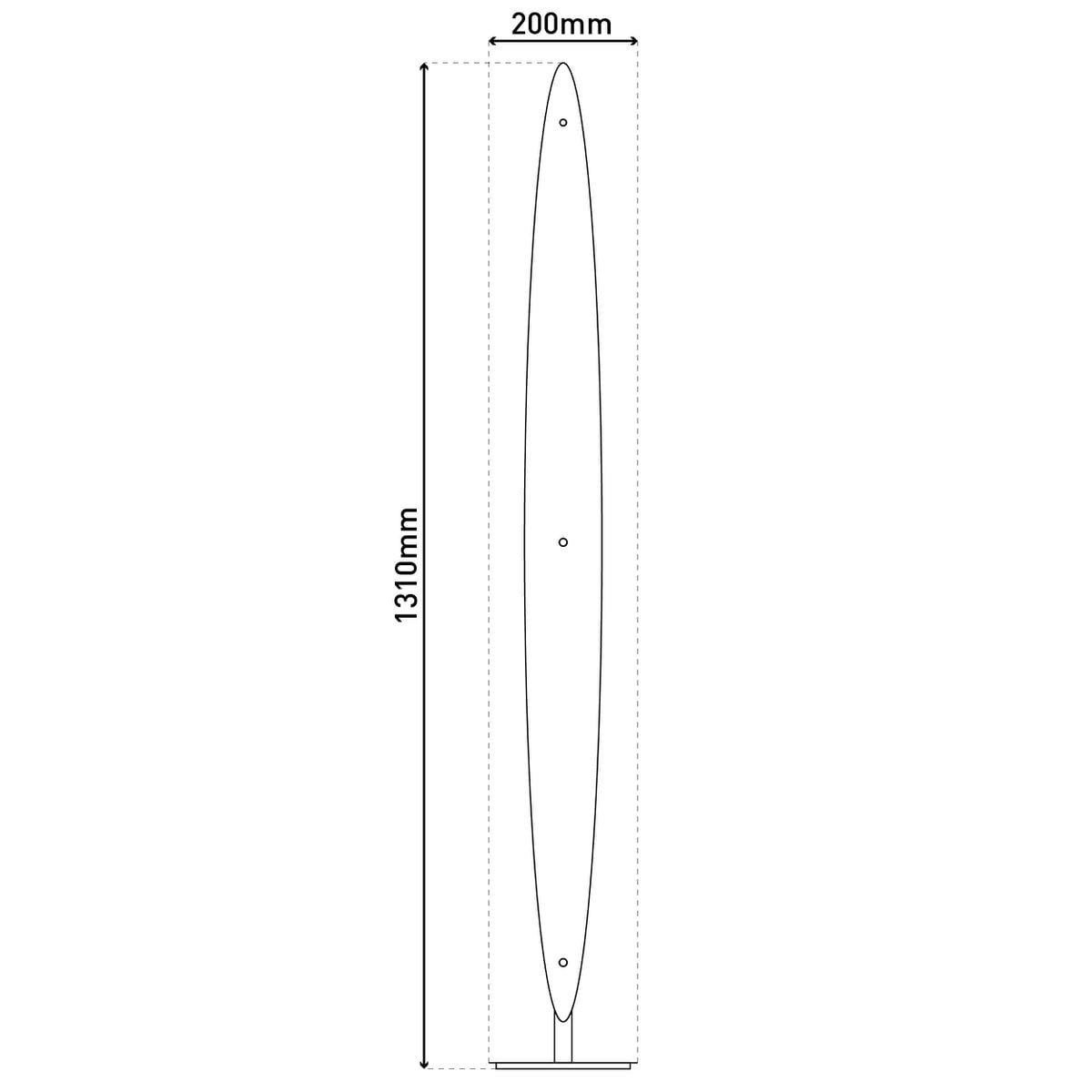 LED-vloerlamp "Surf"