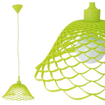 Siliconen hanglamp "cera" in groen