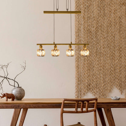 LED balanceerpendellamp "Josefa" E14 kooldraad