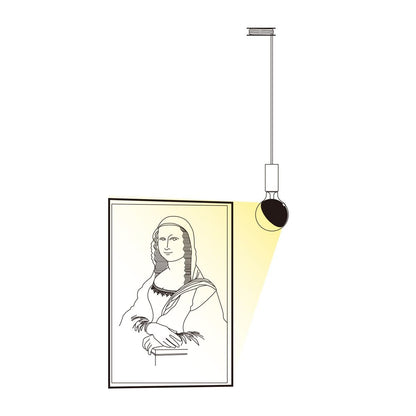 Home Sweet Home Hanglamp Move Me - Pulley Cone 5.5W 2700K grijs-zwart