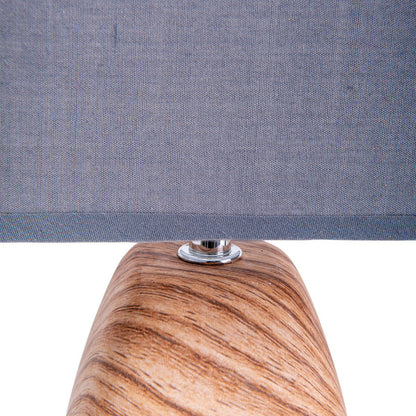 Ceramict Table Lamp "Cremona" gemaakt van keramiek in bruin/grijs met E14 -aansluiting, tafellamp voor woonkamers 31 cm hoog