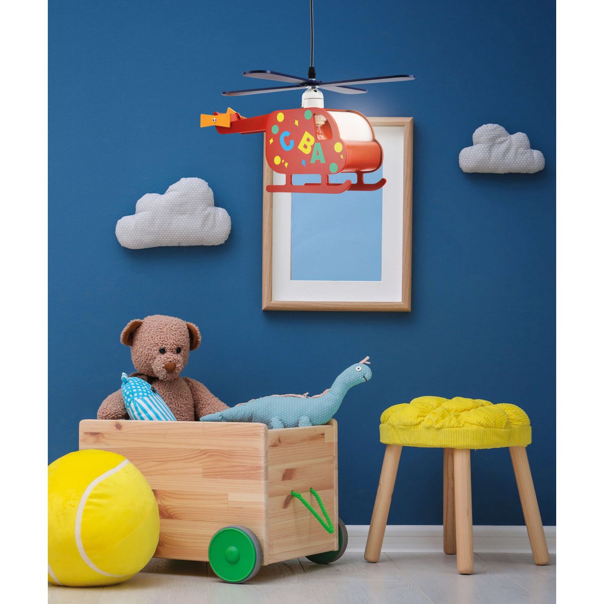 Kinderhanger lamp "Hubert" helikopter
