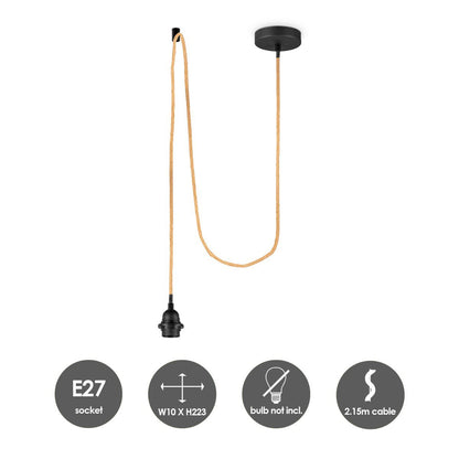 Home Sweet Home Hanglamp Stof voor lampenkap -10/10/230cm