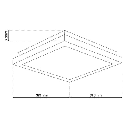 LED plafondlamp "Madrid"