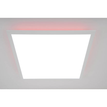 Smart Home LED -achtergrondverlichting Paneel zijlengte 45 cm, veel functies, transportlamp gemaakt van metaal en plastic, geïntegreerde LED's