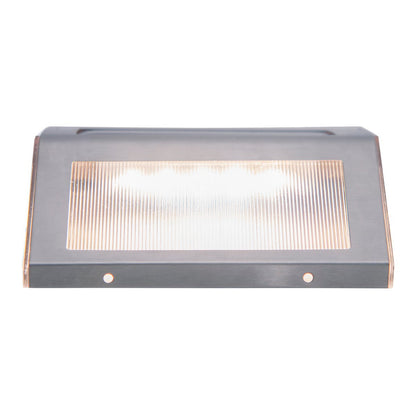 4 Set LED LED Solar Outer Light, voor buiten, wandlamp-metaal en plastic in stalen blank, met geïntegreerde LED