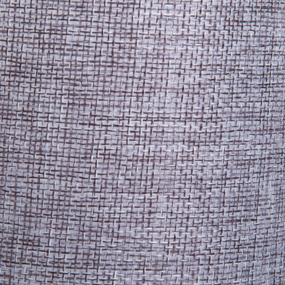 Tafellicht "Beta" grijs gemaakt van metaal met stofscherm in grijs, met E14 -aansluiting, lamp voor woonkamer, eetkamer, gang en kantoor, 15 x 15 x 17 cm