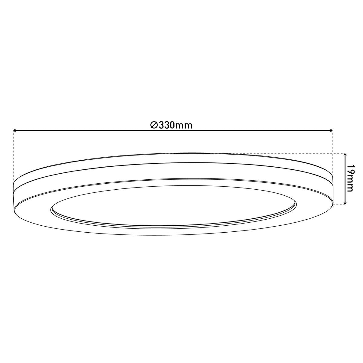 LED -plafondlamp "bonus", functie, metalen plafondlamp.