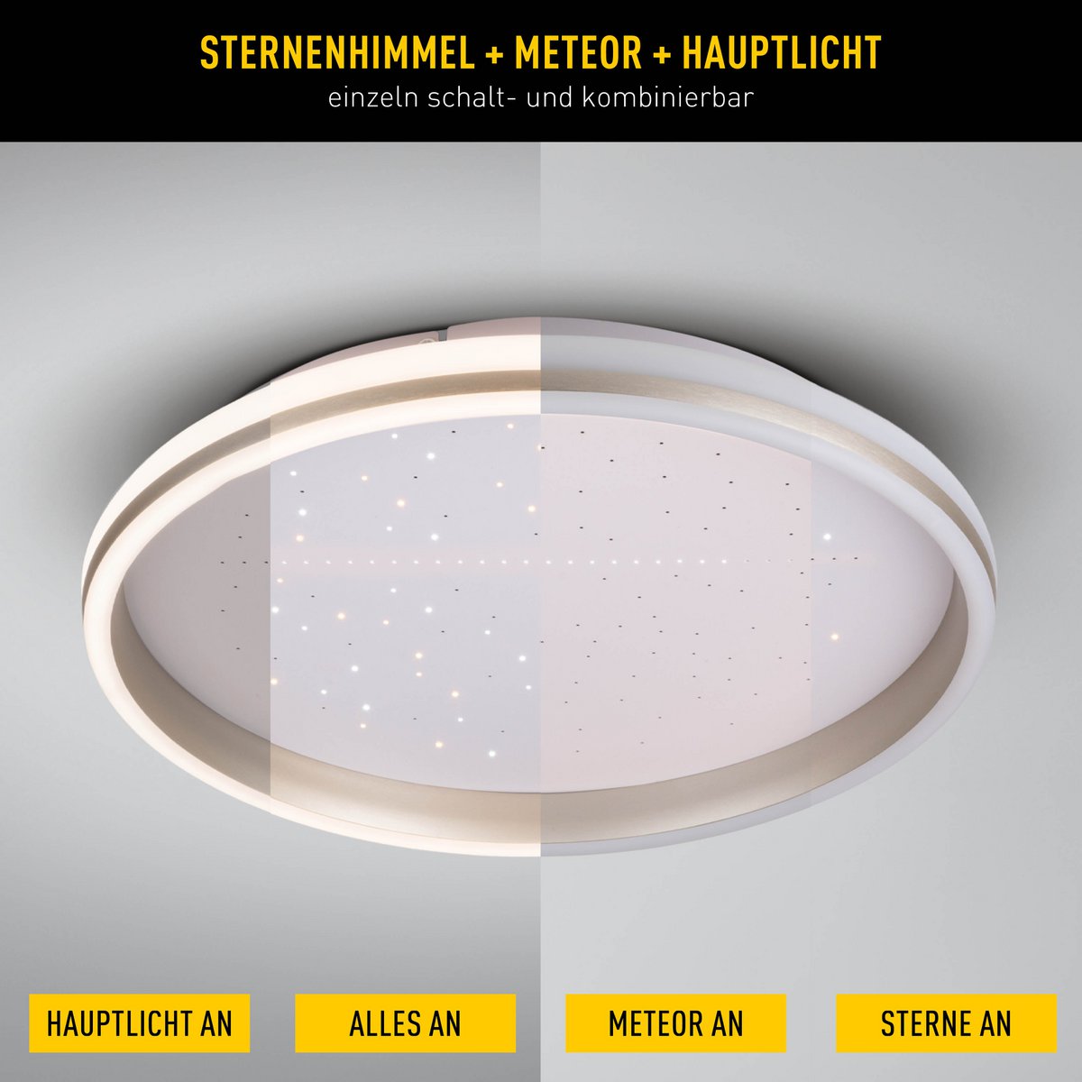 LED -plafondlicht "Meteor"