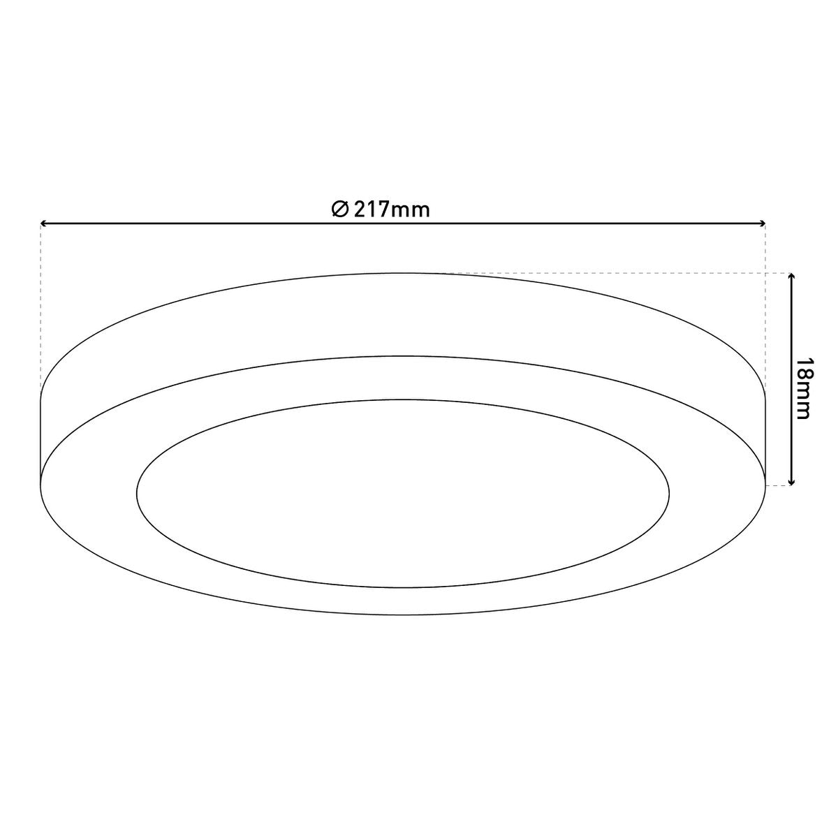 LED-plafondlamp "bonus" Ø21,7 cm, functionele lichtinstallatie en structuur mogelijk, plafondlamp gemaakt van metaal en plastic in wit, met stevig ingebouwde LED's, waaronder CCT-kleurwisselaar