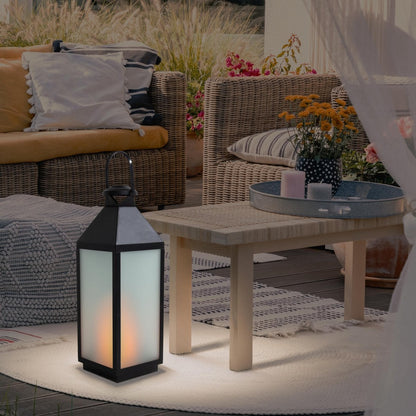 LED Decol Light "Doris" gemaakt van plastic en glas in zwart, geïntegreerde LED, voor binnen