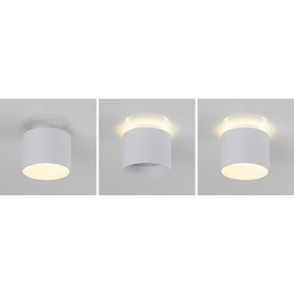 LED Spot "Trios" Ø 10 cm wit, gemaakt van metaal en plastic met geïntegreerde LED's