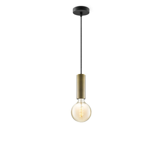 Home Sweet Home hanglamp brons Saga Spiraal - G260 - dimbaar E27 amber