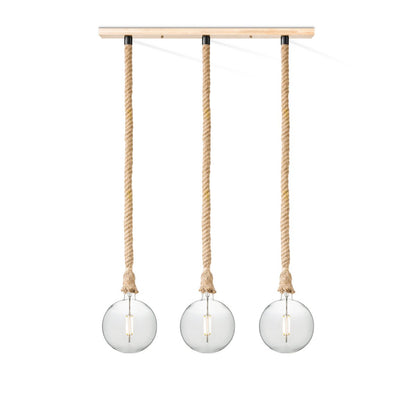 Home Sweet Home hanglamp Leonardo Globe - 3L G125 - dimbaar E27 helder