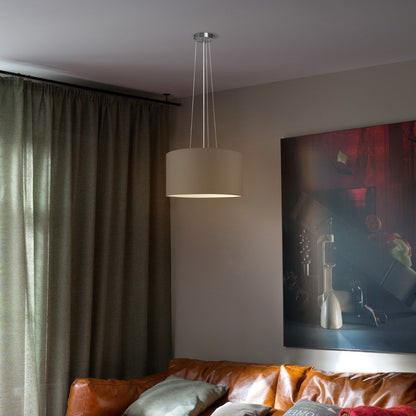Home Sweet Home hanglamp Hover met lampenkap, E27, taupe, 50cm