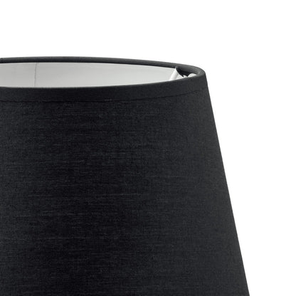 Home Sweet Home Stoffen Lampenkap Black - 20 x 15 x 13 cm