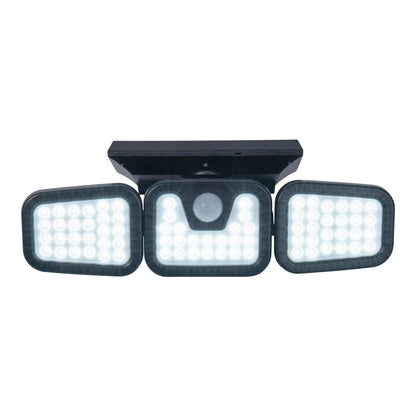 LED Solar Buitenwandlamp "Pacita", multifunctionele lamp buitenwandlamp gemaakt van plastic in zwart, 28,3 x 13,5 x ca.