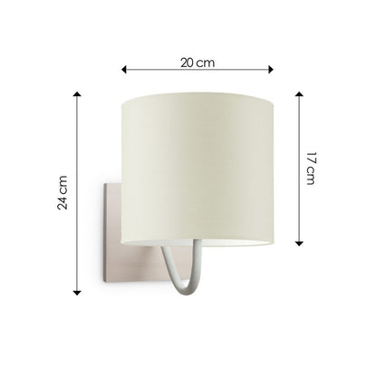 Home Sweet Home Wandlamp - Beach E27 Lampenkap warm wit 20cm