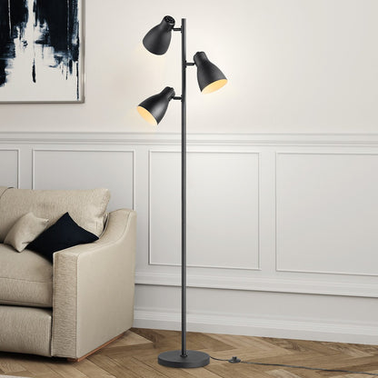 Home Sweet Home 3L Vloerlamp zwart - Moderne Vloerlamp Zwart