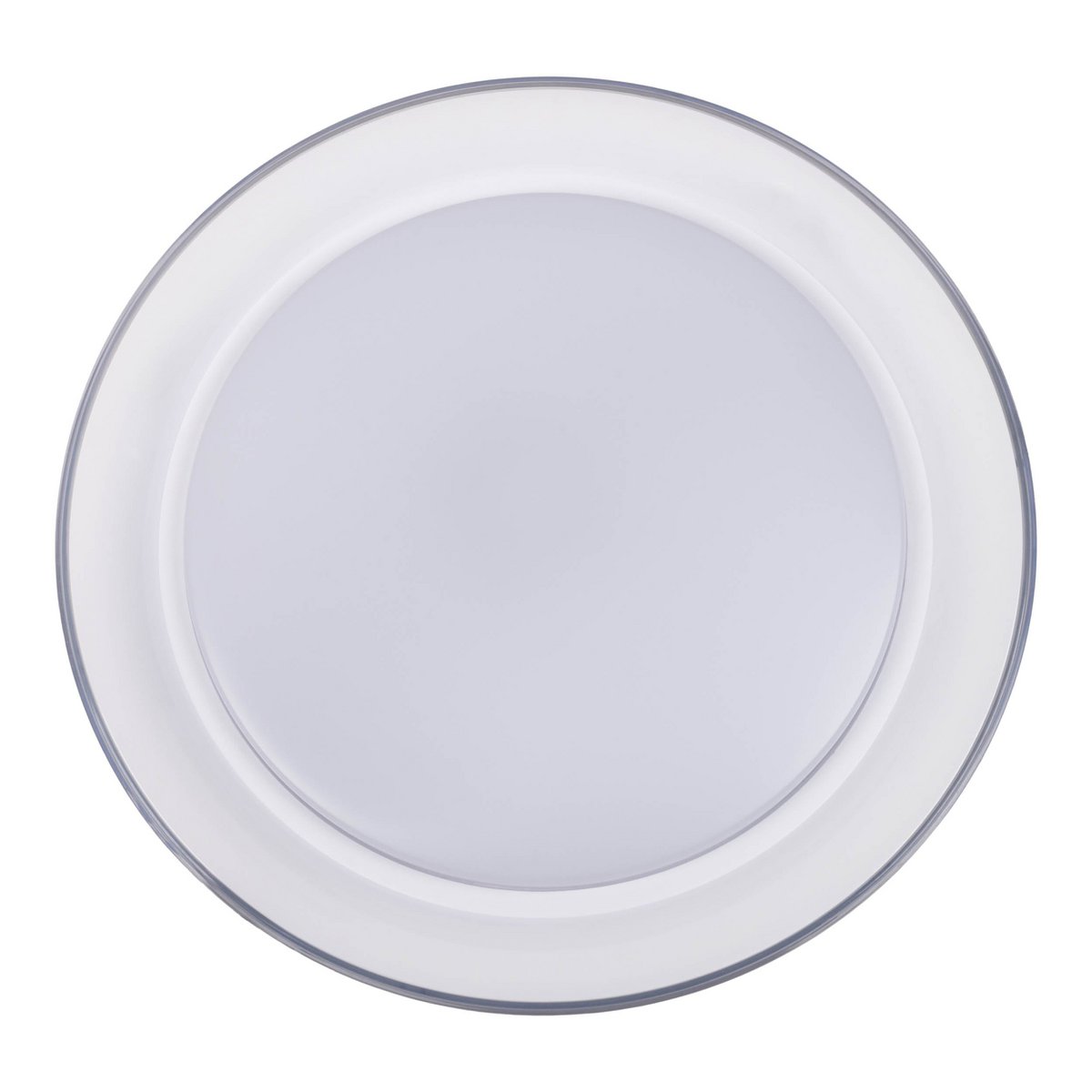 LED-plafondlicht "Claire" Ø 50,5 cm, 7,5 cm hoog, metaal en plastic in wit, geïntegreerde LED, 1600 lm, dimable, CCT-functie, 3000-5000 K, nachtlichtfunctie