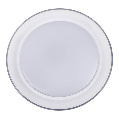 LED-plafondlicht "Claire" Ø 50,5 cm, 7,5 cm hoog, metaal en plastic in wit, geïntegreerde LED, 1600 lm, dimable, CCT-functie, 3000-5000 K, nachtlichtfunctie