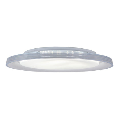 LED-plafondlicht "Claire" Ø 50,5 cm, 7,5 cm hoog, metaal en plastic in wit, geïntegreerde LED, 1600 lm, dimable, CCT-functie, 3000-5000 K, nachtlichtfunctie