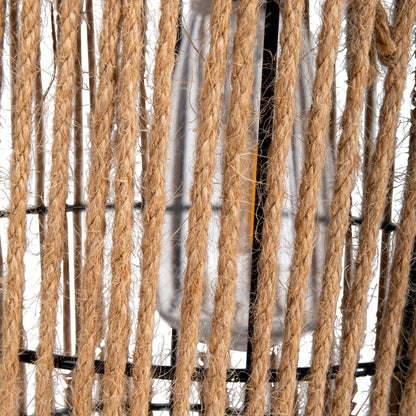 LED zonnelamp "Korbiniaanse" decoratie voor het buitengebied gemaakt van metaal, plastic en snoer in de natuur, met stevig ingebouwde LED's.