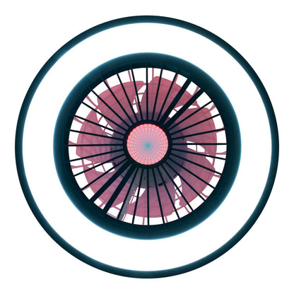 LED -plafondlichten + ventilator "arrioso" Ø 54 cm, gemaakt van metaal en plastic, met veel functies