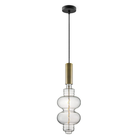 Home Sweet Home hanglamp brons Saga Diabolo - dimbaar E27 helder