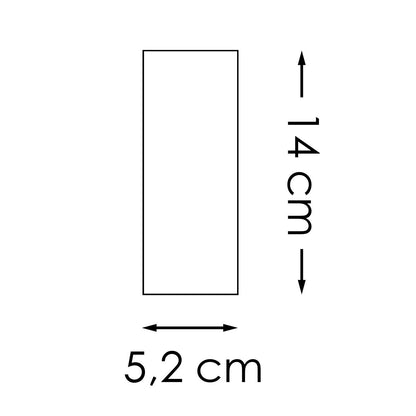 Home Sweet Home - Cilinder E27 DIY lamphouders - ø5,2 x 14 cm - zwart