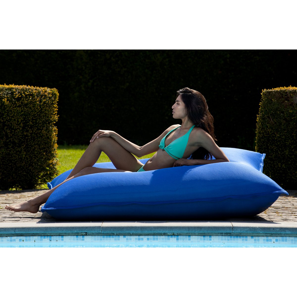 FLOAT BEANBAG ZWEMBAD - koningsblauw